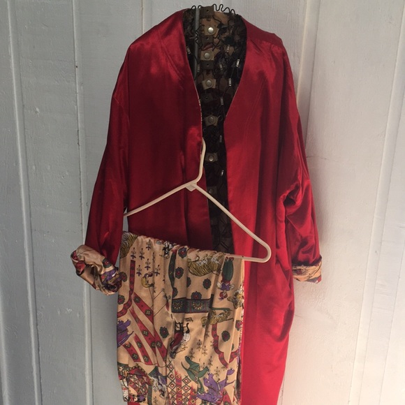 Designer, Oriental Style Coat And Pants! - Picture 7 of 8